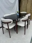 Modern Classic Dining Table tare da 6 Chairs - 4