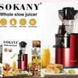 Sokany JE-25 Slow Juicer - 2