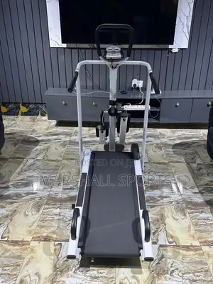 Manual Treadmill with Stepper, Waist Twister & Push-Up Handles