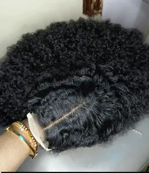 Gashin Mutum 75% Wig ɗin Pixie Curl