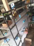 Neatly Used Supermarket Shelves and Canters - 3