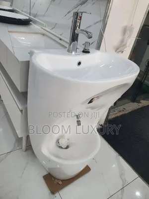 Ideal Ceramic Wash Hand Basin with Foot Wash