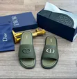Plain White Dior Slippers - 1