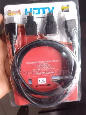 Mini HDMI Cable tare da Adafta