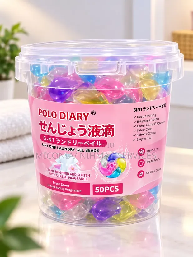 6-in-1 Laundry Gel Beads - 1