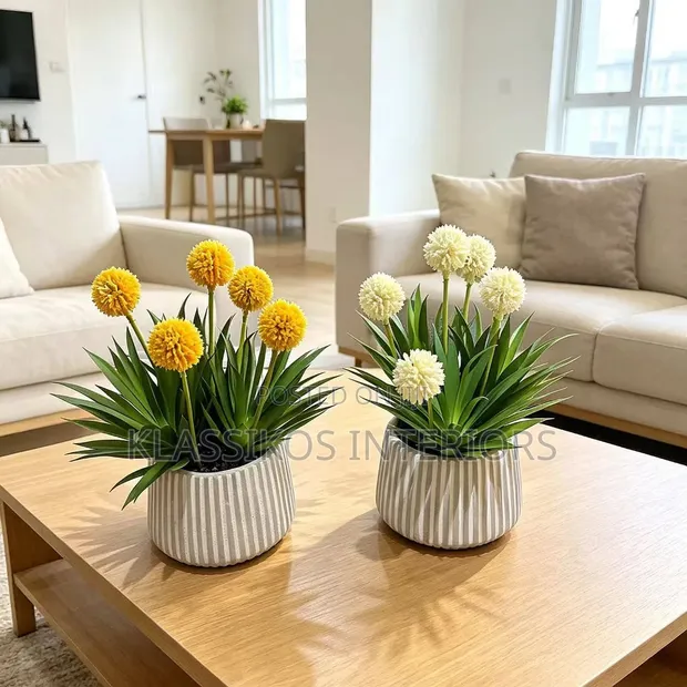 Decorative Table Top Flower for TV Console - 1