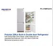 Polystar 229L Refrigerator Mai Girman Kasa Mai Zama Ko Tsaye - 1