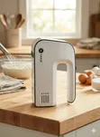 Magic Hand Mixer 300W, 5 Gudun + Turbo (Fari/Akwai) - 2