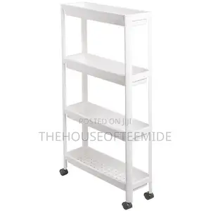 4-Tier Slim Rolling Storage Cart - Fari