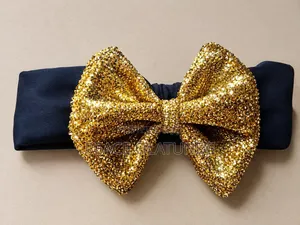 Beautiful Golden Bow Headbands