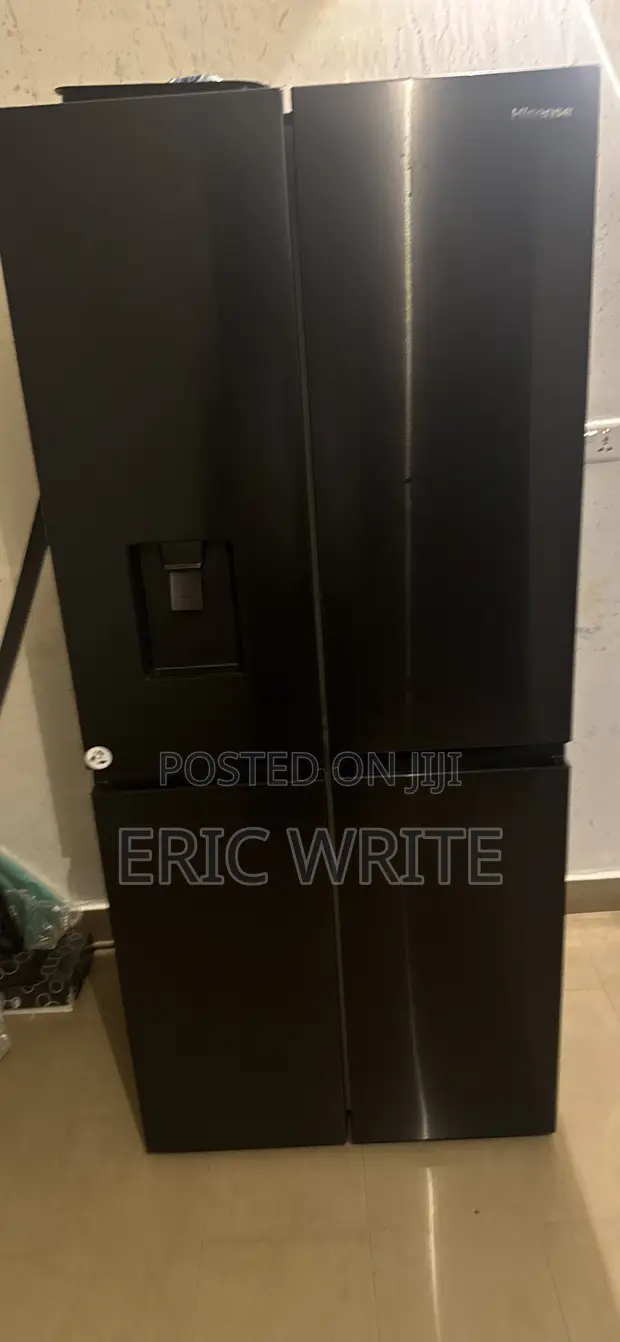 Hisense 4-Door Refrigerator - Black - 1