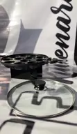 12 Hole Masa/Cake Pan with Glass Lid - 1