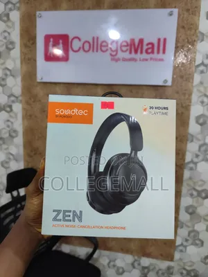 Soundtec ZEN Headphones - ANC, 30-Hour Playtime