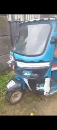 TVS King Deluxe Plus iTouch Start Tricycle 2025 Blue - 2