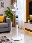 Solar Rechargeable Fan da Fitila (Sabon Zama) - 2