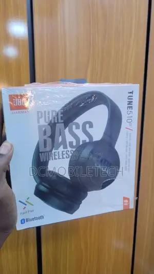 JBL Tune 510BT Wireless On-Ear Headphones | Black