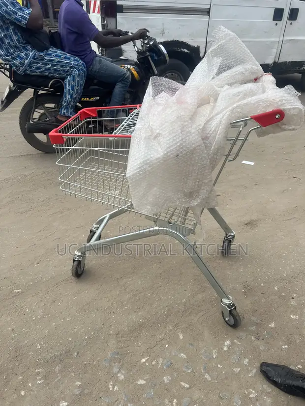 Sabon Trolley ɗin Shago Mai Ƙarfin 100L - 1
