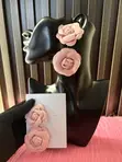 Fashion Pink Flower Earrings - 2