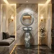 Babban Wurin Wanke Hannu na Dining Mai Tsayawa - Octagon Marble - 1