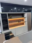 Luxury Executive L-Shaped Table with Bookshelf - 3