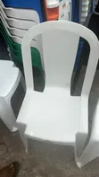 Amber Armless Plastic Chair - 1