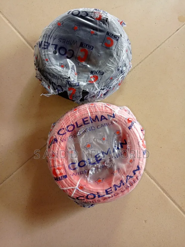 Coleman Igiyoyin Lantarki - 2.5mm² Copper, 100m - 1
