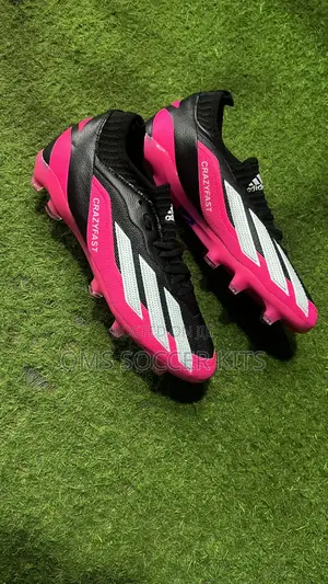 Adidas Crazyfast Football Boots (Pink/Black) Size 40