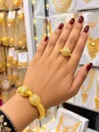 Macbecca's Gold Bangle and Ring Set - 2