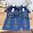 Active Brand Blue Denim Tracksuits (3-5Y) - 1
