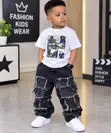 Active Brand Blue Denim Tracksuits (3-5Y) - 2