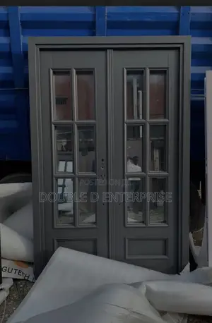 Kofa 5ft x 8ft French Gray Steel mai Tsaro
