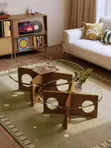 Orbit Round Glass Center Table - 2