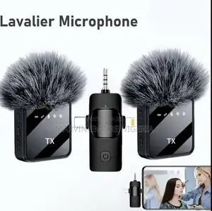 Siyarwa: Kouzine 3-in-1 Lavalier Mic (Dual Plug-and-Play, Noise Canceling)