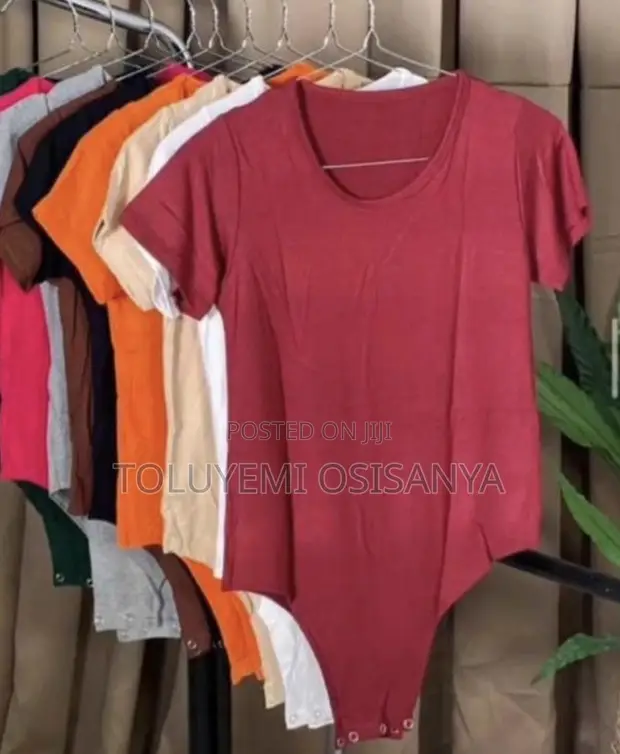 Women's Short Sleeve Pin Down Tops - 1