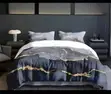 Luxury Bedsheet da Duvet Set - Sabon Abu - 1