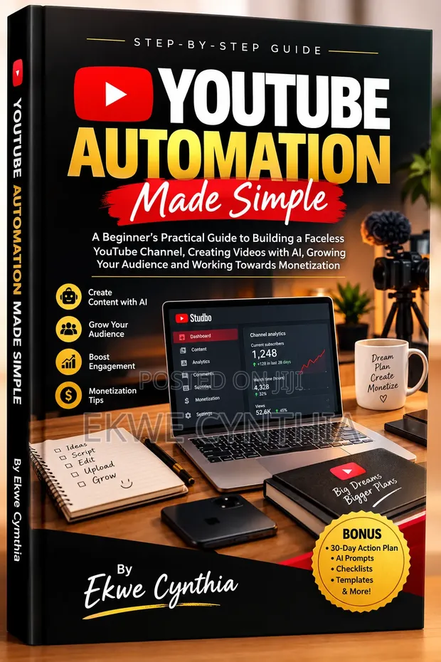 Littafin Jagora Kan YouTube Automation - 1
