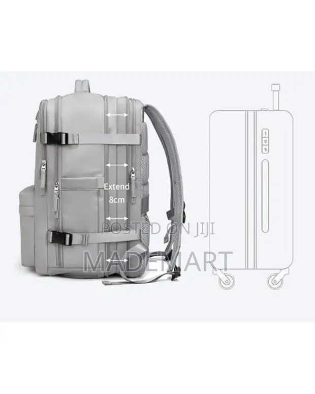 Expandable Multipurpose Laptop Backpack - 1