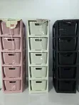 Storage Baskets - Kids Room & Office Organizer - 2