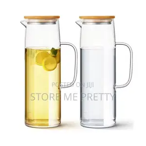 1.5L Glass Water Jug with Handle