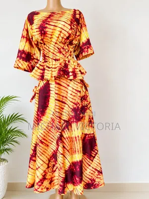 Two Pieces Adire Set - Women's