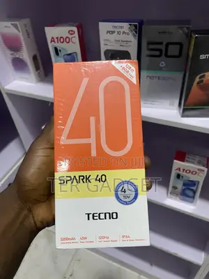 New Tecno Spark 40 128GB Graphite