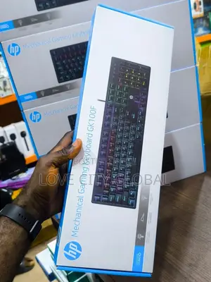 HP GK-100F Mechanical Gaming Keyboard - 104-Key USB RGB