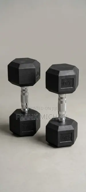 10KG Hex Dumbbell - An Kadan Aka Yi Amfani Da Shi