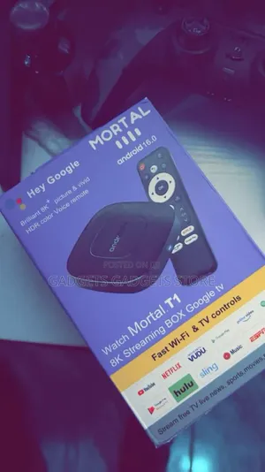Mortal Watch T1 8K Google TV Akwatin Bidiyo