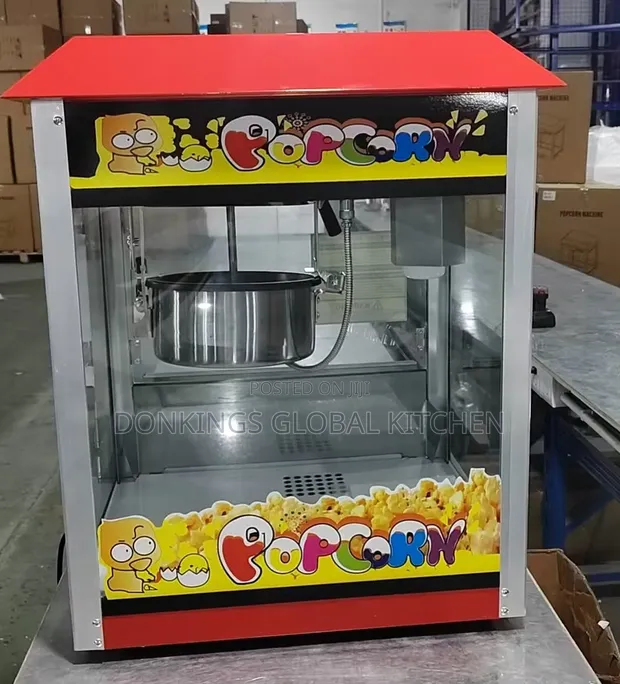 Commercial Popcorn Machine - Brand New - 1