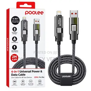 Poolee CPX4 Pro Max 4-in-1 240W Cajin Kebul