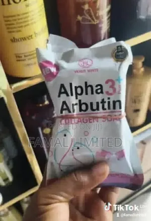 Alpha Arbutin + Collagen Whitening Soap