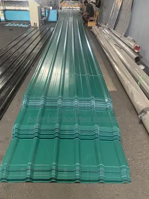 Emmybest 0.70mm Bush Green Aluminium Roofing - Asali
