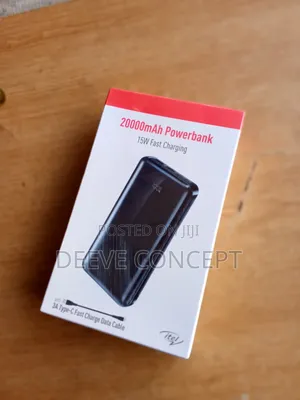 Itel Power Bank 20,000mAh with Type-C