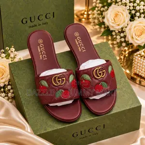 Louis Vuitton Luxury Leather Slippers - Beige